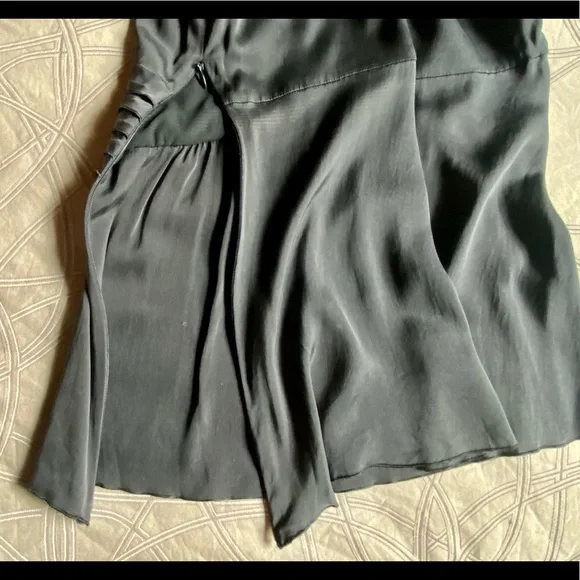 Armani Collezioni Silk Black Blouse, Black, Size 2 - Picture 5 of 5